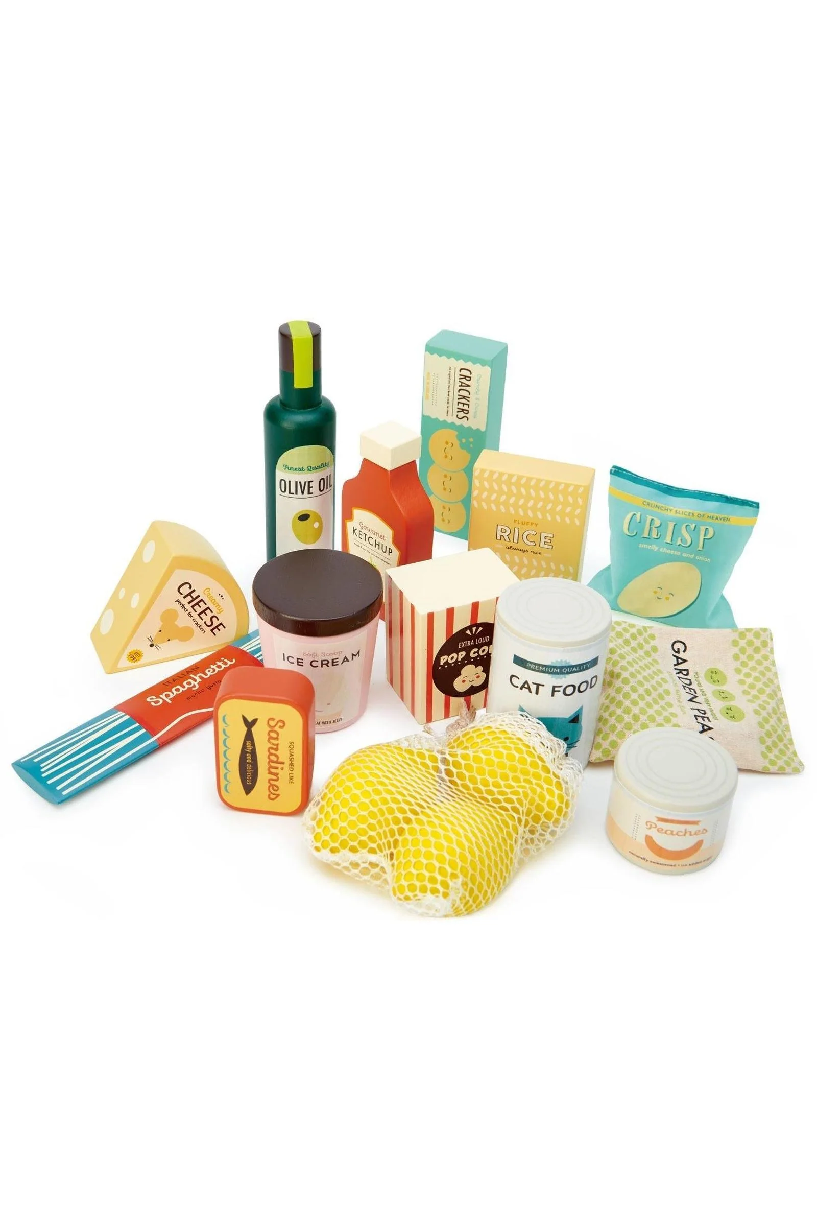 Tender Leaf Wooden Toys, Supermarket Grocery Set