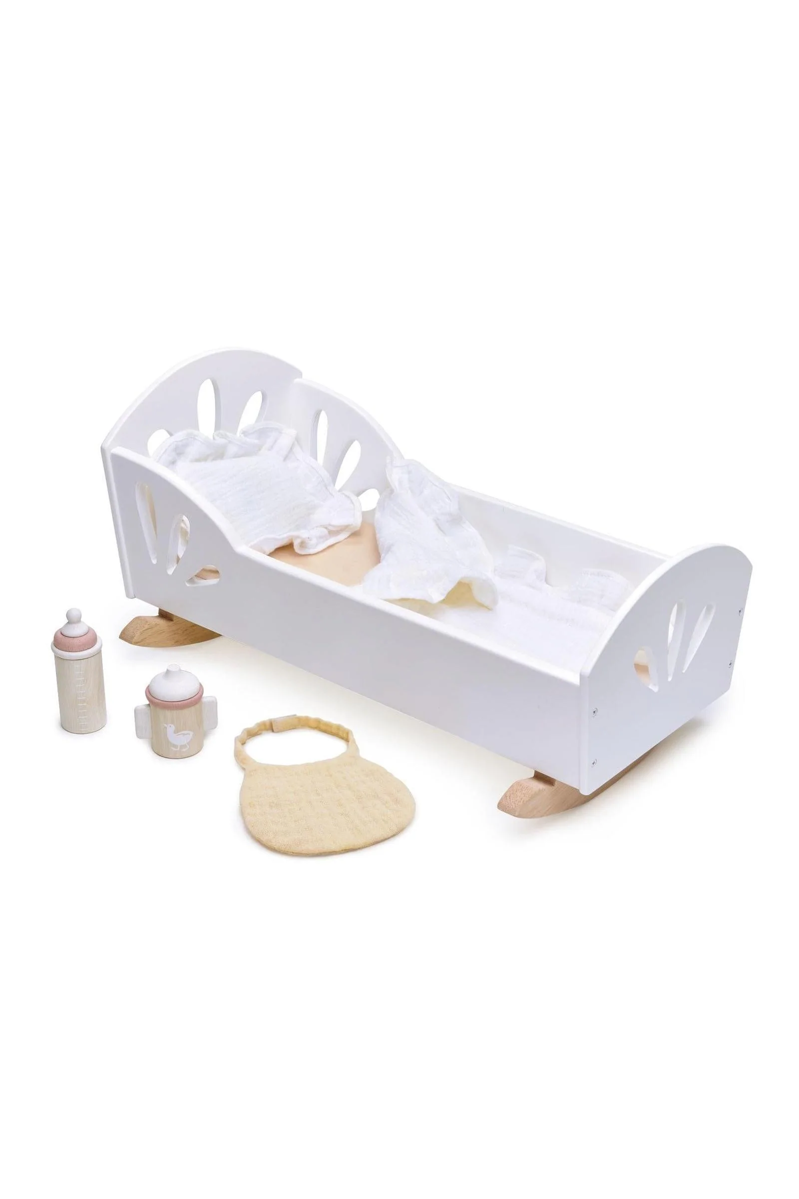 Tender Leaf Wooden Toys, Sweet Swan Dolly Bed
