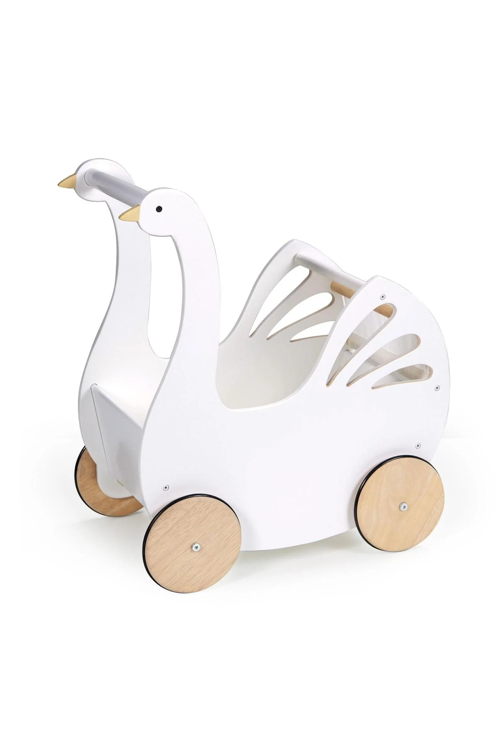 Tender Leaf Wooden Toys, Sweet Swan Baby Carriage