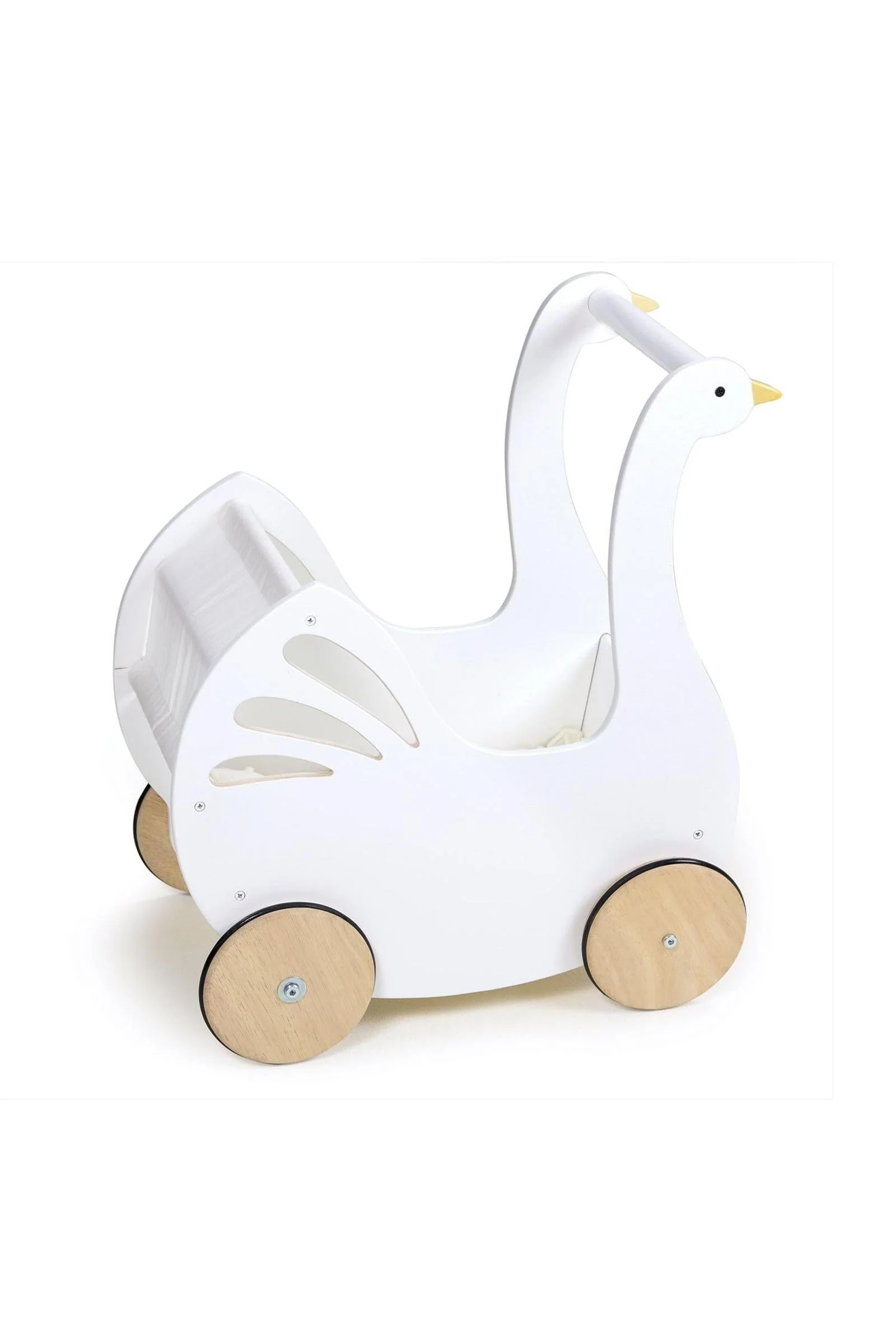 Tender Leaf Wooden Toys, Sweet Swan Baby Carriage - Image 3