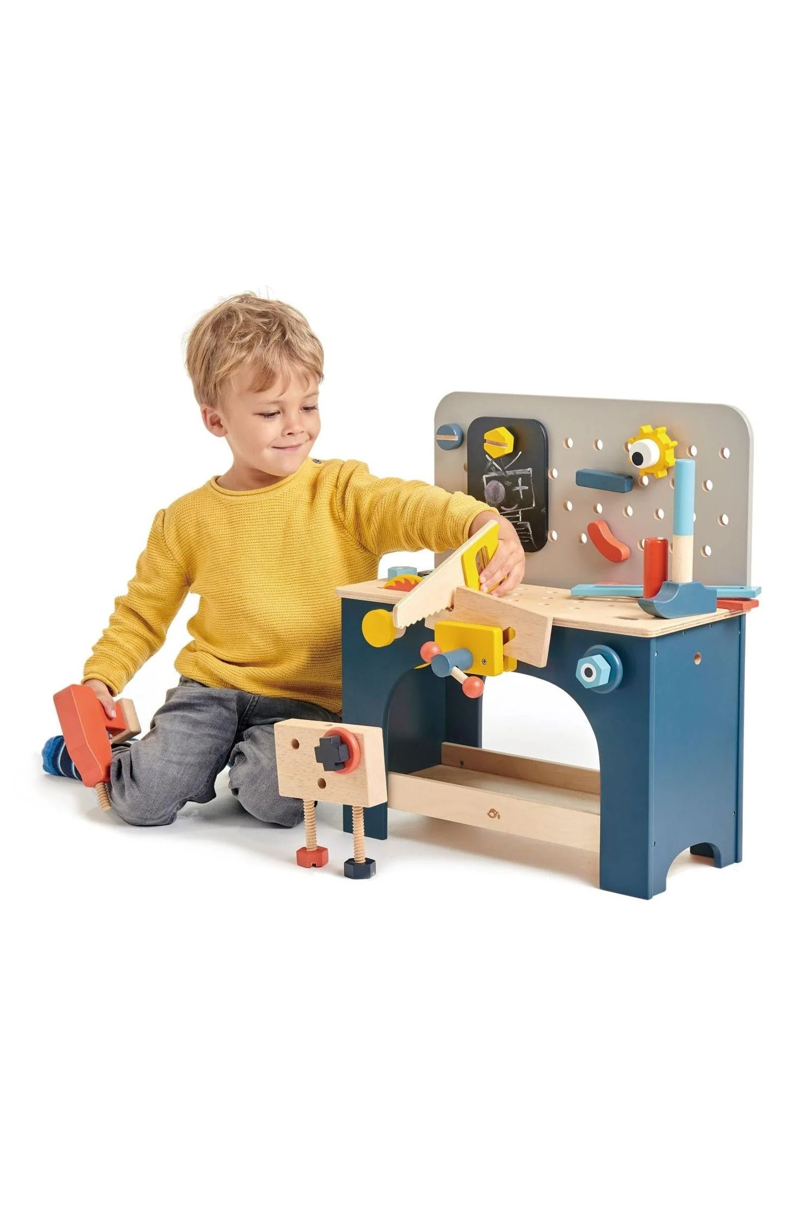 Tender Leaf Wooden Toys, Table Top Tool Bench - Image 2