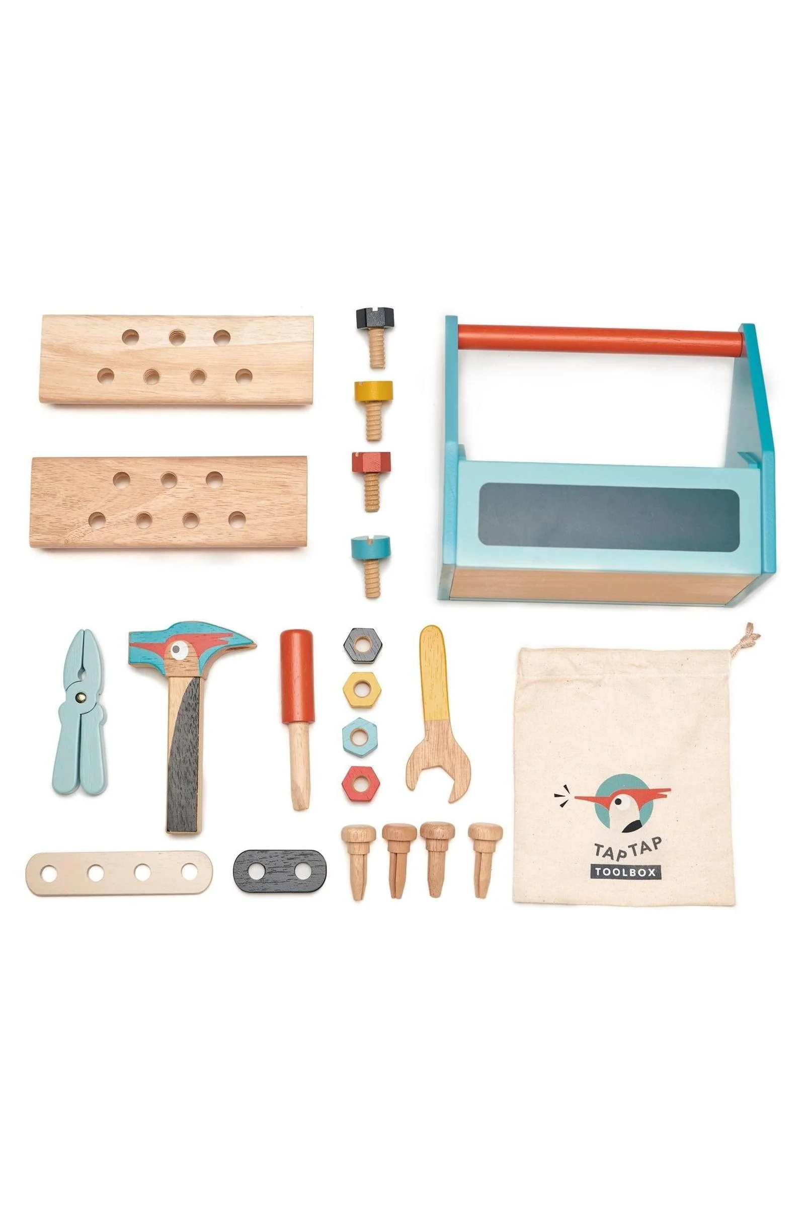 Tender Leaf Wooden Toys, Tap Tap Tool Box - Image 3