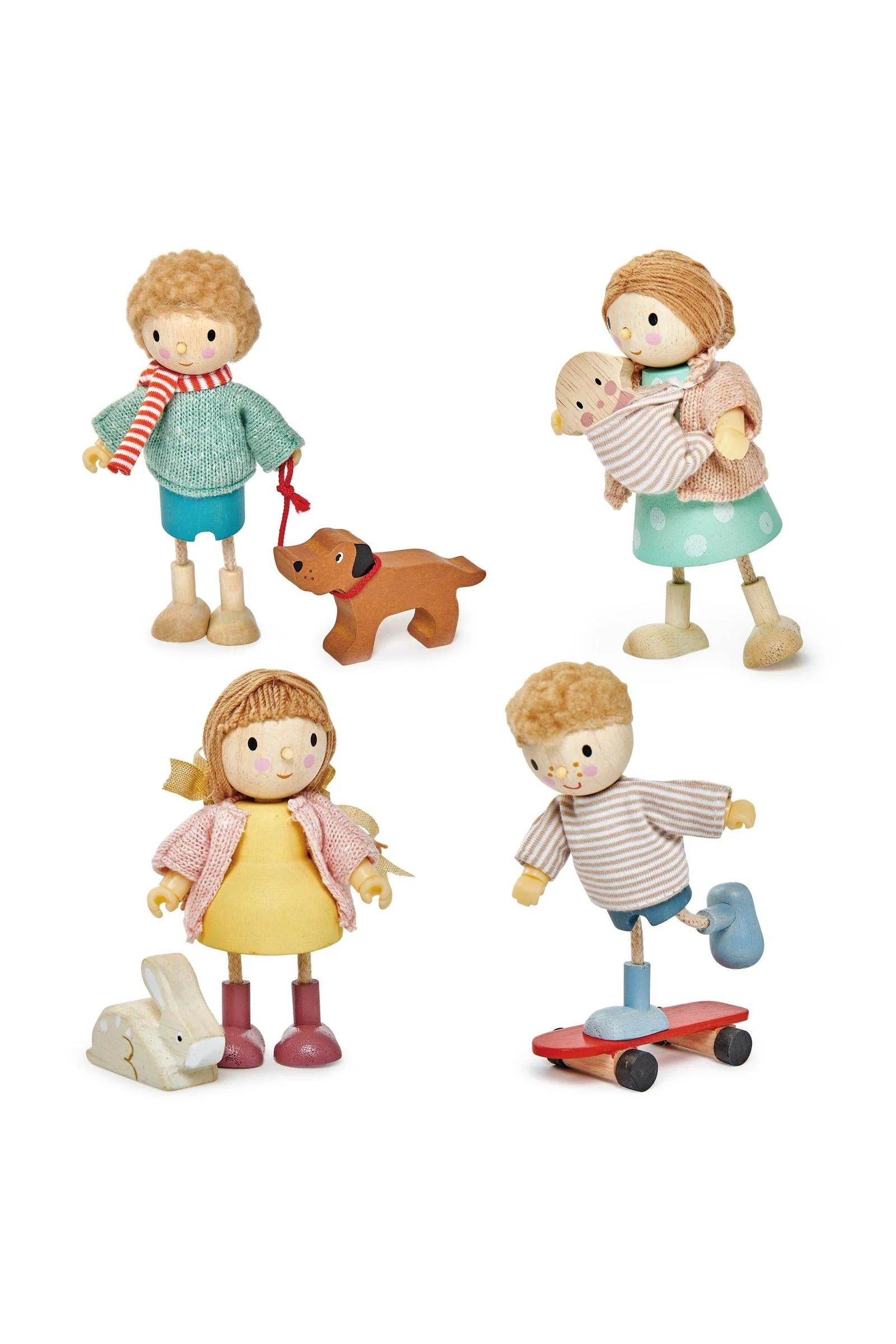 Tender Leaf Wooden Toys, The Goodwood Doll Family