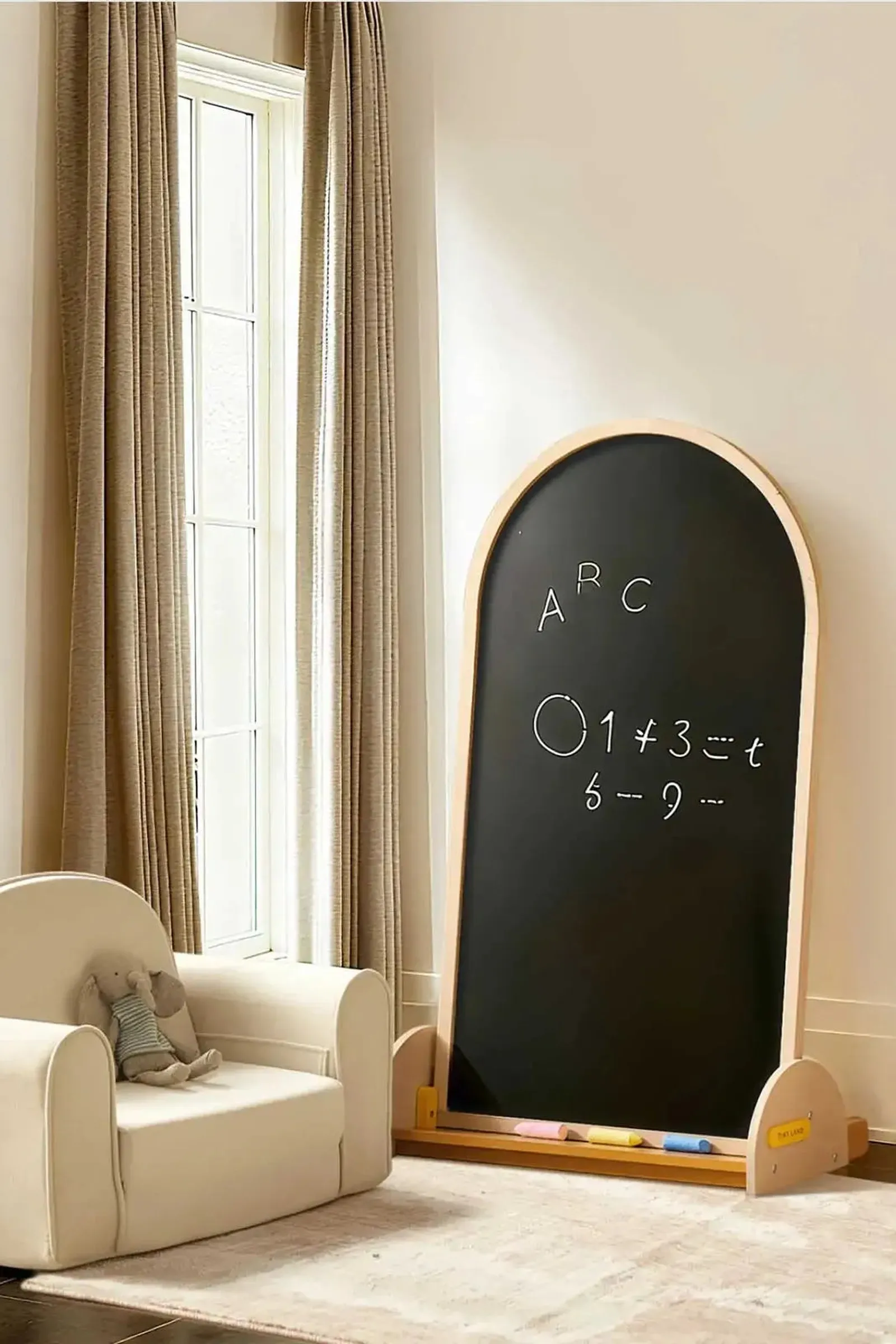 2-in-1 Double-Sided Arched Magnet Chalkboard - Image 9
