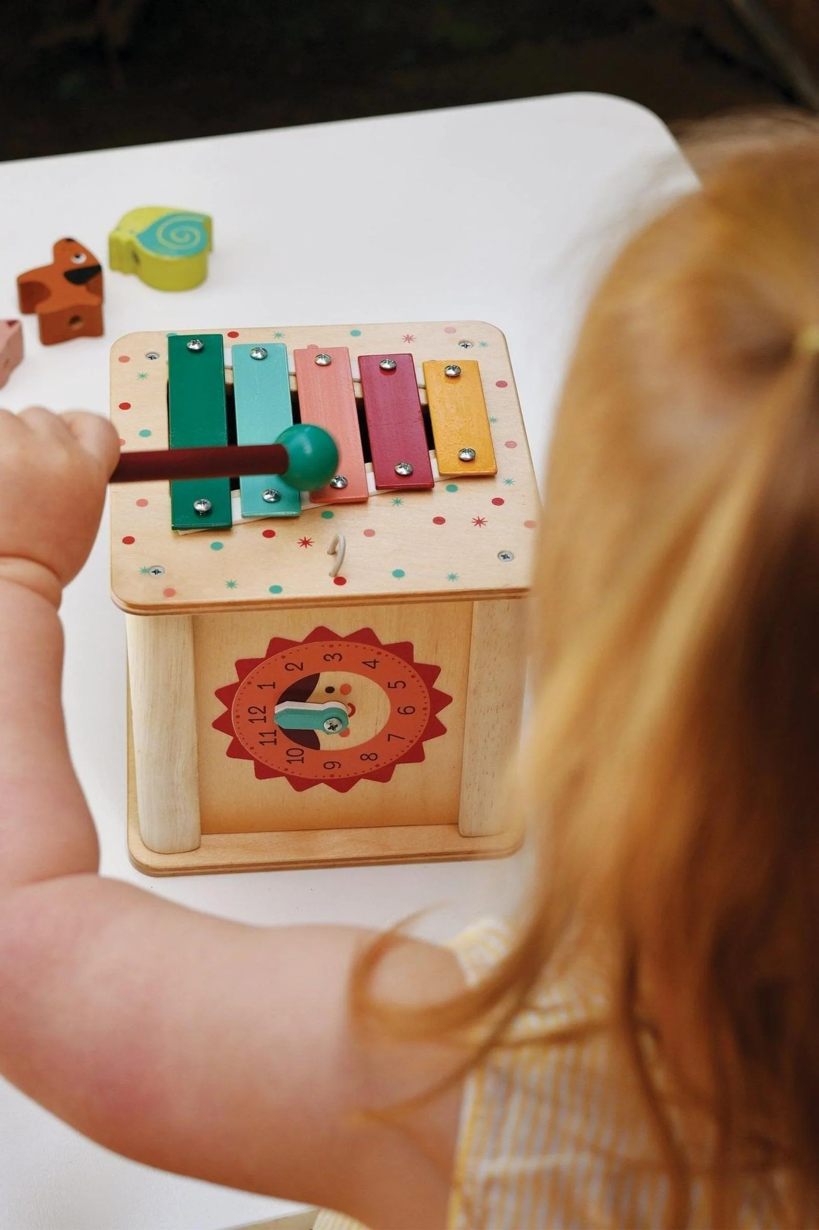 Mentari Wooden Toys, Toddler Activity Cube - Image 7