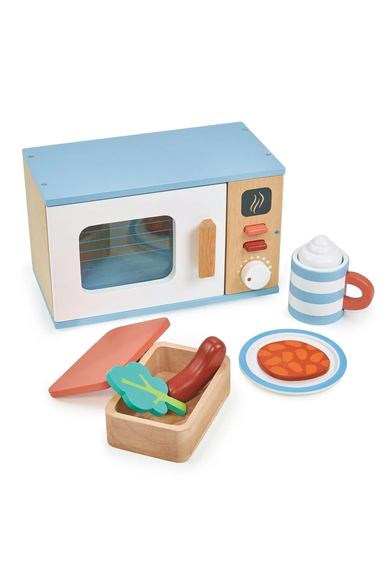 Mentari Wooden Toys, Toy Microwave, Toddler