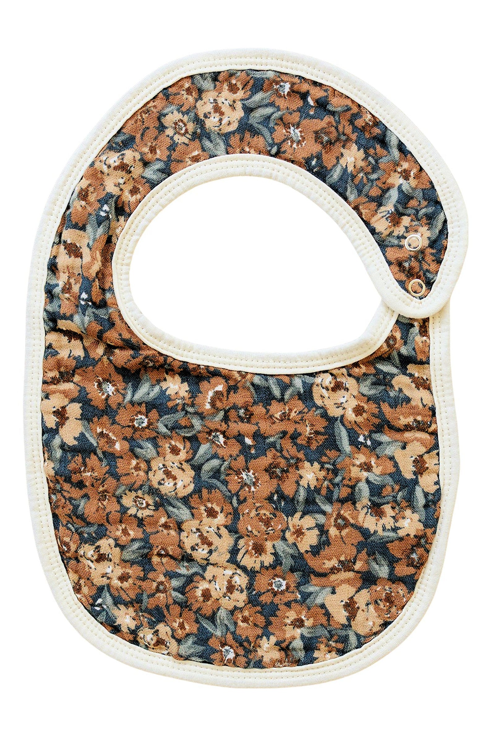 Mebie Baby Venetian Floral Classic Muslin Bib, 100% Cotton, Baby Essentials - Image 2