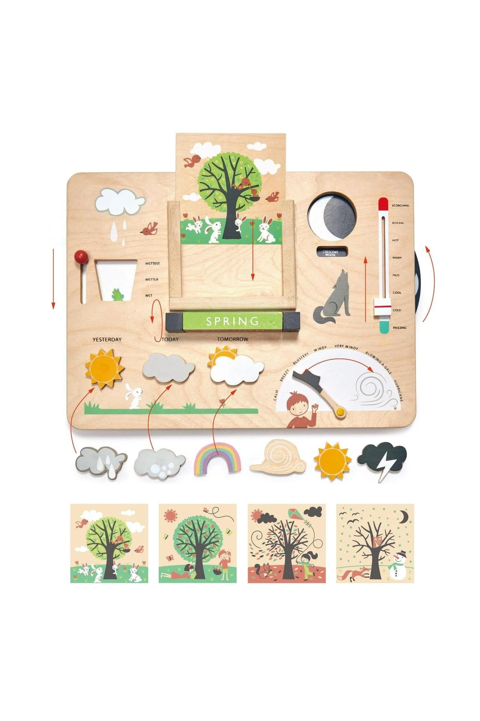 Tender Leaf Wooden Toys, Weather Watch, Award Winning Toy - Image 4