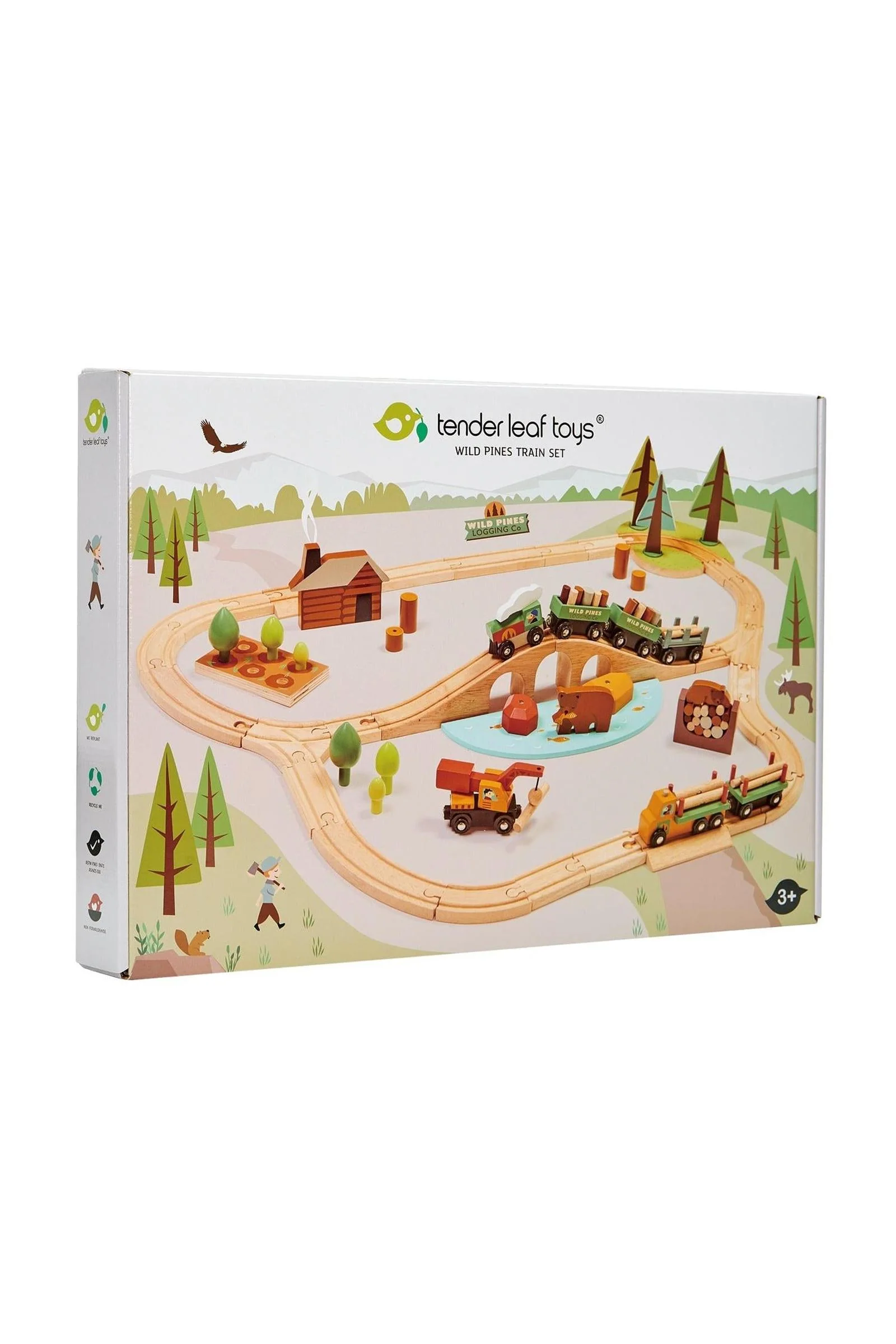 Tender Leaf Wooden Toys, Wild Pines Train Set - Image 14