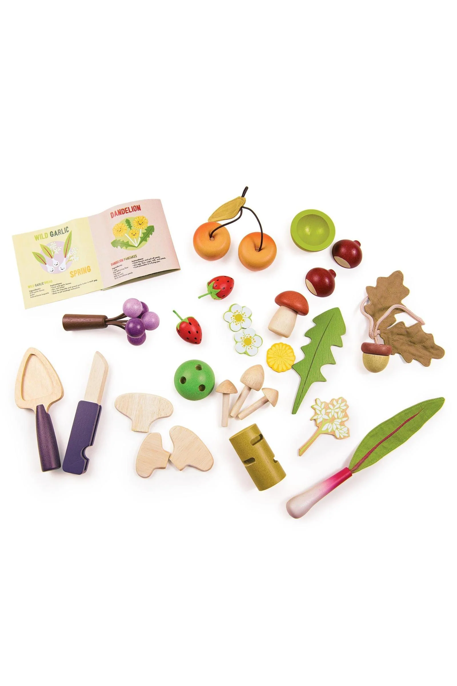 Tender Leaf Wooden Toys, Wild Wood Foraging Trug - Image 3