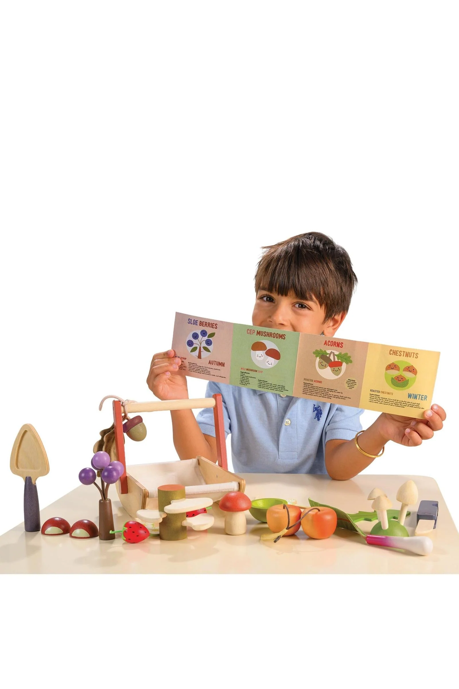 Tender Leaf Wooden Toys, Wild Wood Foraging Trug - Image 4