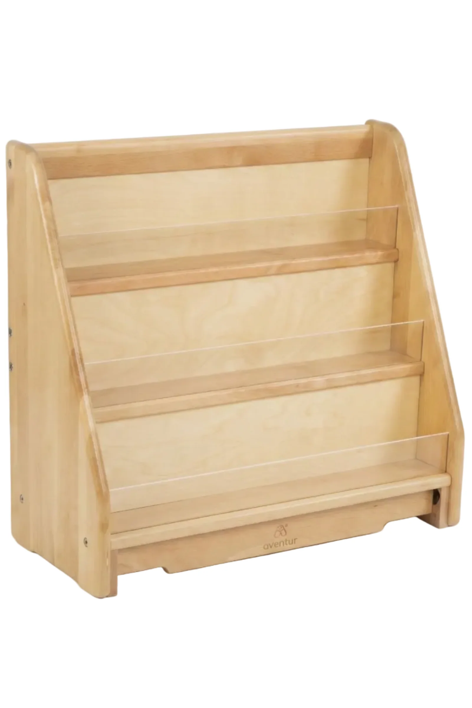 Wooden Bookshelf – Double Pack 3 Tier Front-Facing Display | 22.4" H x 25" W x 22" D - Image 4