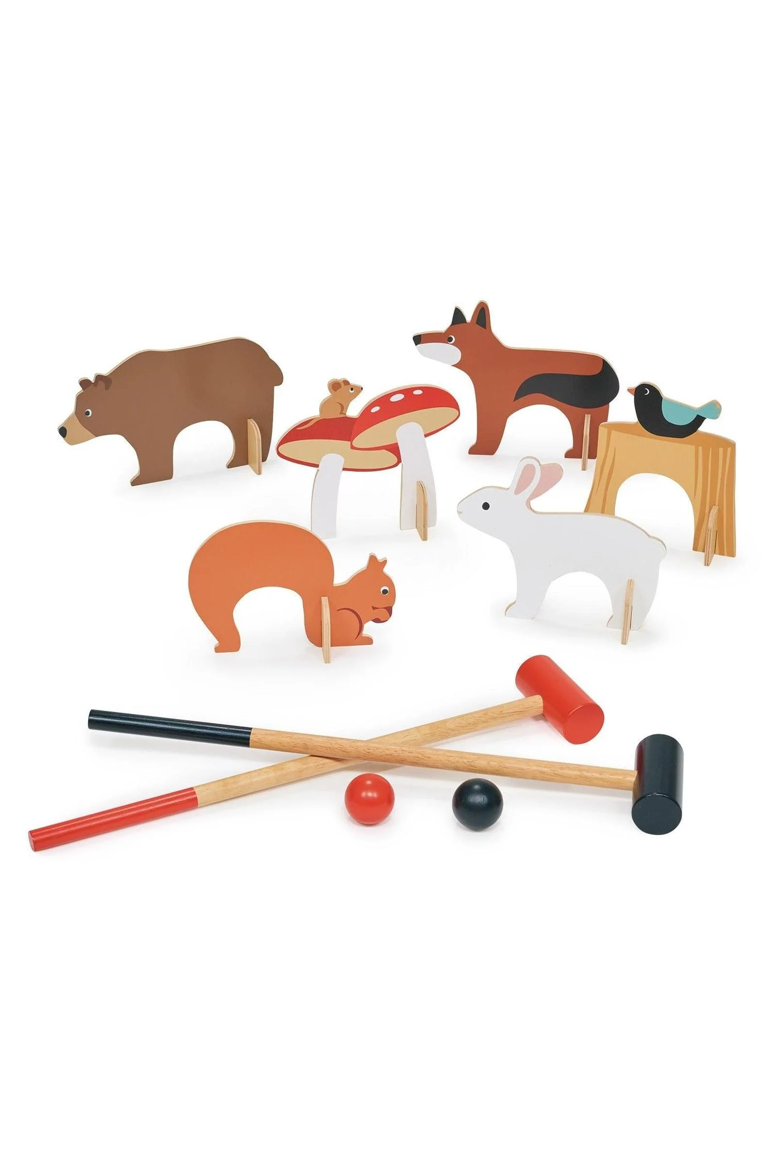 Tender Leaf Wooden Toys, Woodland Indoor Croquet Set - Image 4