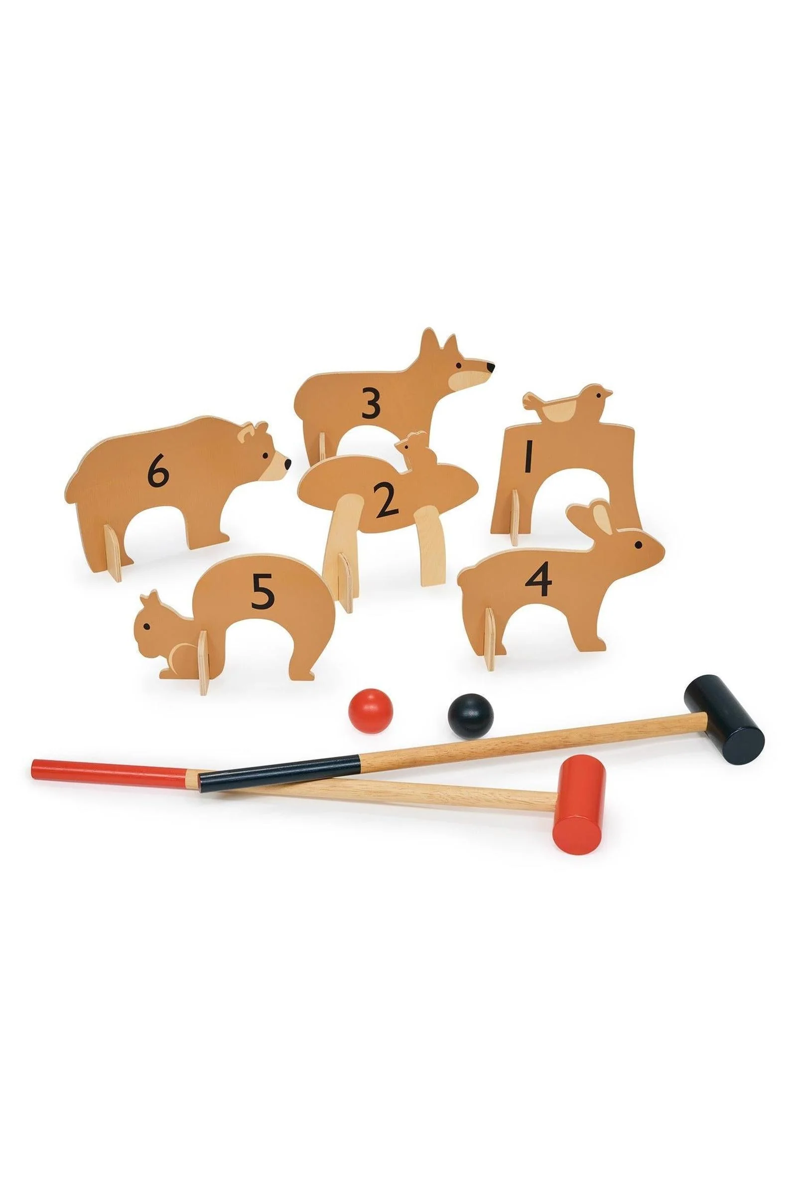 Tender Leaf Wooden Toys, Woodland Indoor Croquet Set - Image 5